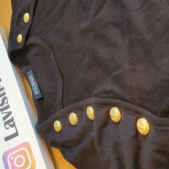 💯 Balmain kid 10yrs old black top - Picture 4 of 6